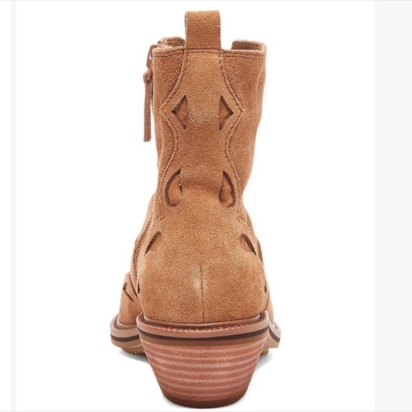 Anthropologie Kelsi Dagger Mocha Cliff Suede Boot Size 8 - Picture 5 of 14